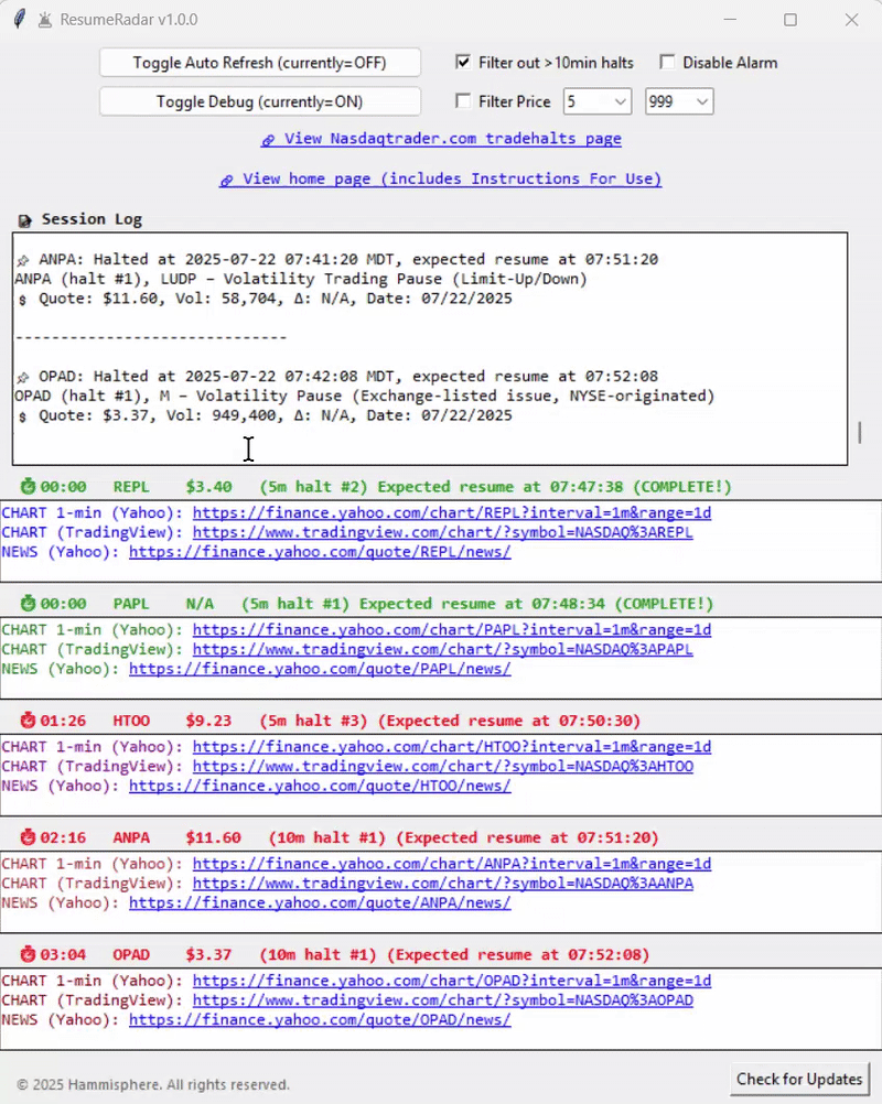 ResumeRadar animated demo